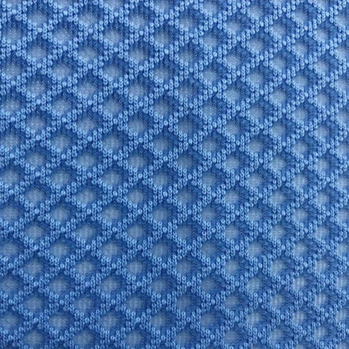 Airmesh 100% poliester Materiał sieci oddychającej 3D Tkanina sieci powietrznej Wysoce elastyczna 3