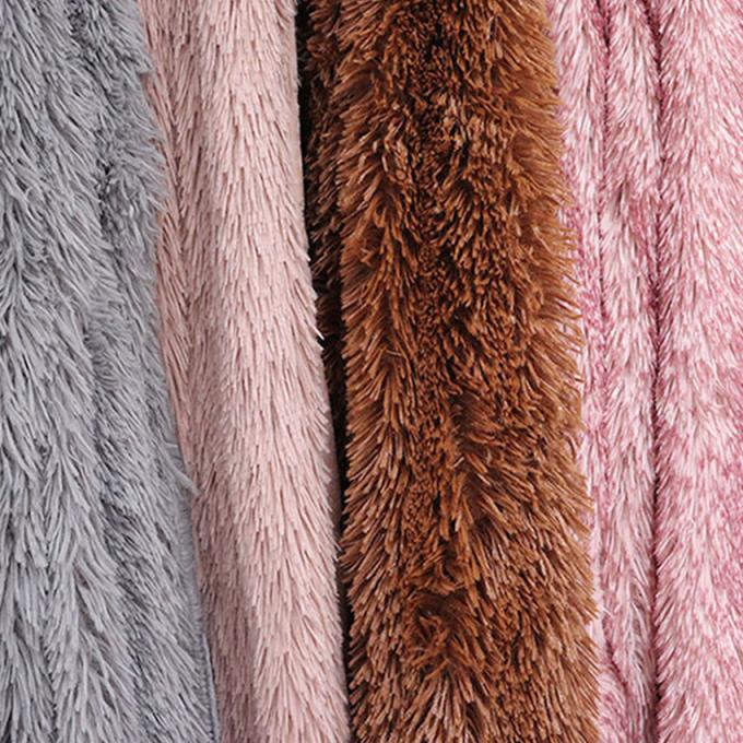 HomeLightweight Faux Fur Throw Blanket Wysoka wytrzymałość Płuszczowy futrowy koc 1