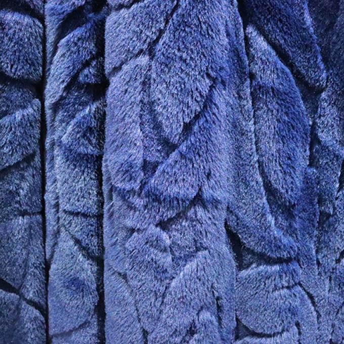 Podwójnie złożony płótno koralowe koce polyester fałszywe futro Minky rzucić koce 320gm 4