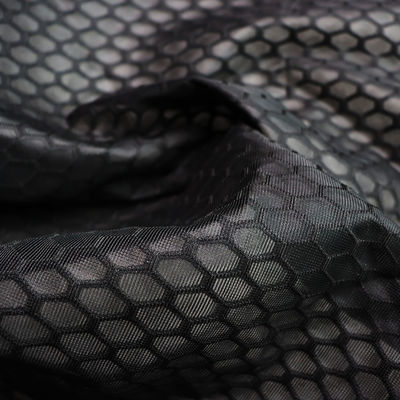 Good price 100% tkanina z poliestrowej siatki z dzianiną Airmesh Oddychająca siatka spacer Fine Black Mesh w Internecie