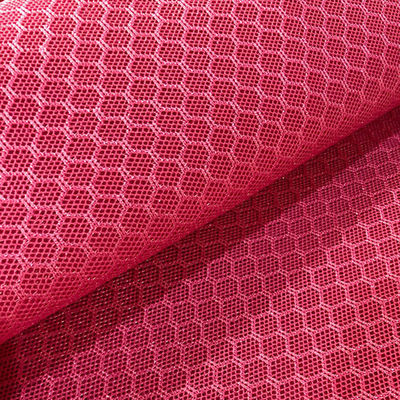 Good price 3mm Płytkowana siatka powietrzna 250GSM Polyester Sport Mesh Tkanina Przeciwczulna Do Bagażu w Internecie