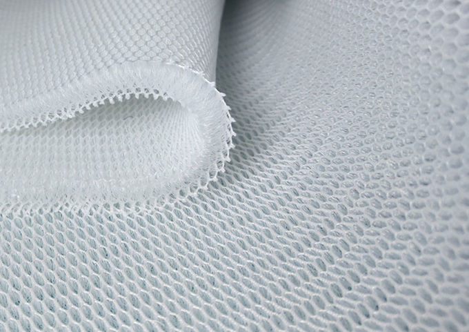 Pamięć 4mm 3D Mesh Material Polyester Mesh Tkanina Bardzo przepustne 0