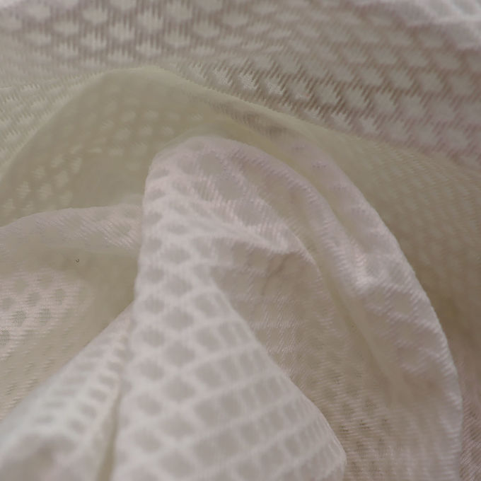 Airmesh 100% poliester Materiał sieci oddychającej 3D Tkanina sieci powietrznej Wysoce elastyczna 1