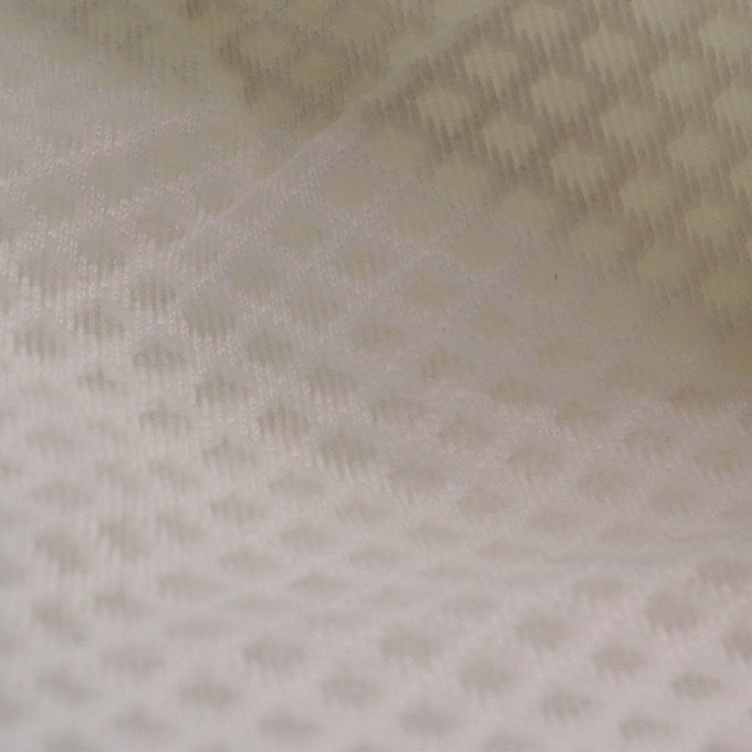 Airmesh 100% poliester Materiał sieci oddychającej 3D Tkanina sieci powietrznej Wysoce elastyczna 0