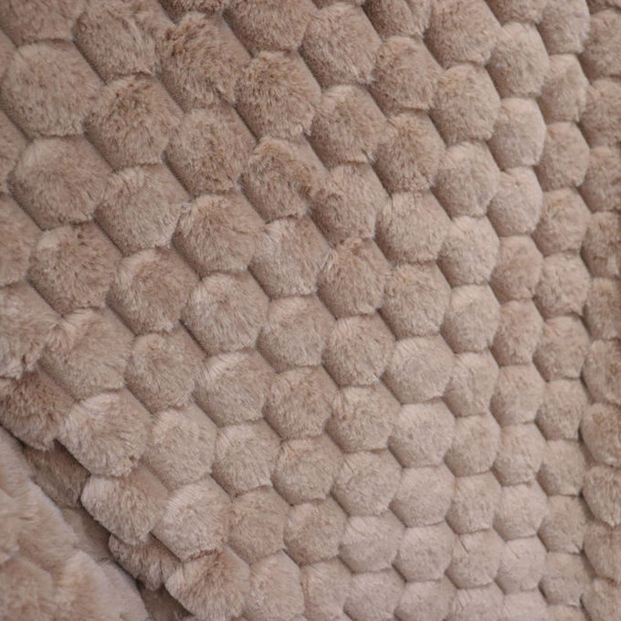 Koralowe wełno Luxury Faux Fur Throws Duże Faux Fur Coat Dwuoboczne na zimę 1