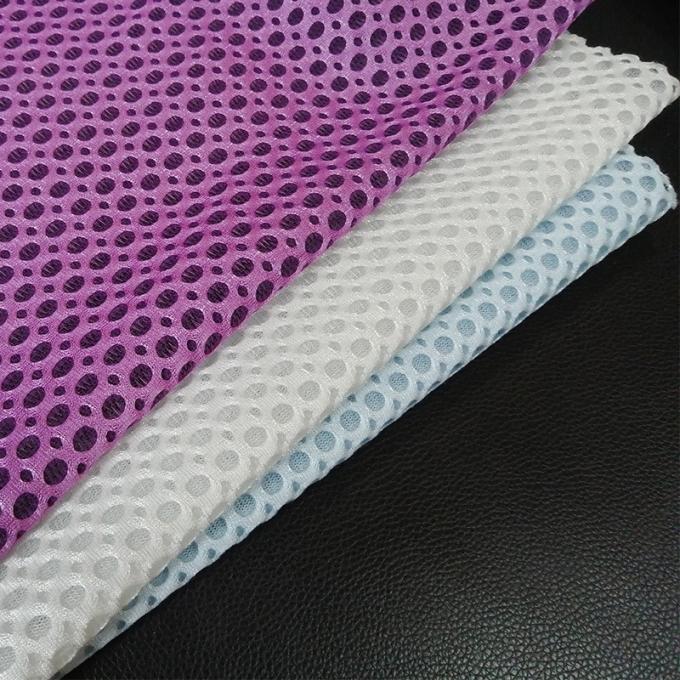 230GSM Materiał z siatki powietrznej Wysoko elastyczna tkanina z siatki poli 6