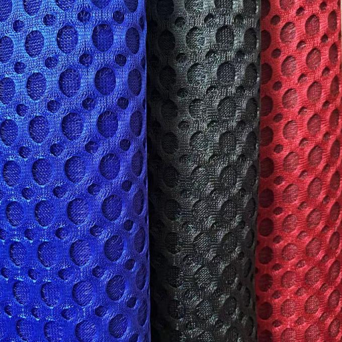 230GSM Materiał z siatki powietrznej Wysoko elastyczna tkanina z siatki poli 4