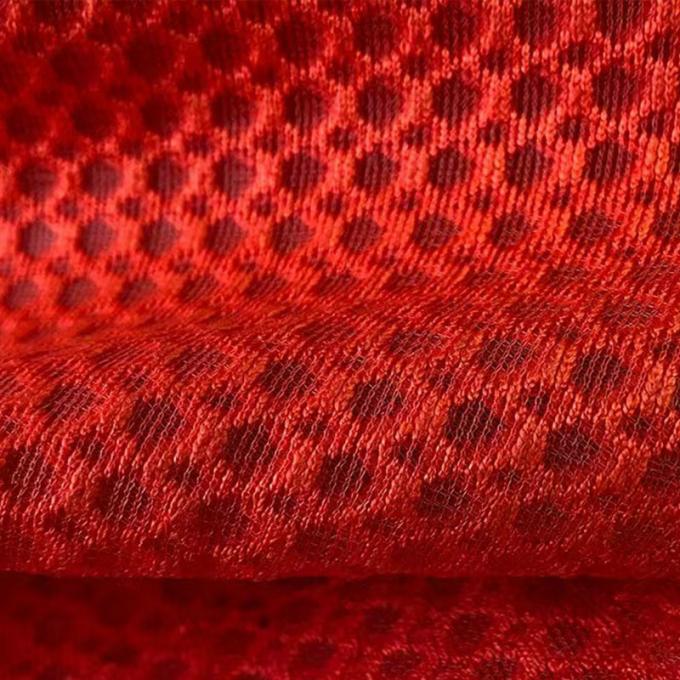 Semiprzezroczysta siatka poliestrowa tkanina siatkowa materiał tkanina 240 - 450GSM 1