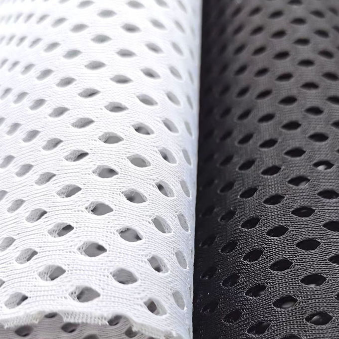 3mm Tkanina z filtrem powietrza 100% poliester 3d Spacer Mesh Tkanina do torebki 0