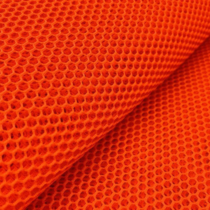 220gm Wodoporny Tkanina z siatki powietrznej Winklowany 100 Polyester Mesh For Beding 0