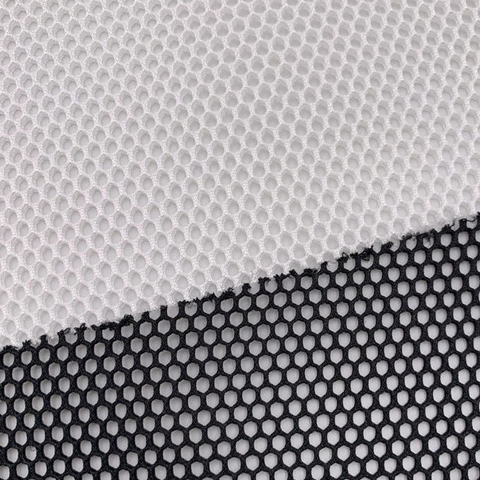 220gm Wodoporny Tkanina z siatki powietrznej Winklowany 100 Polyester Mesh For Beding 3
