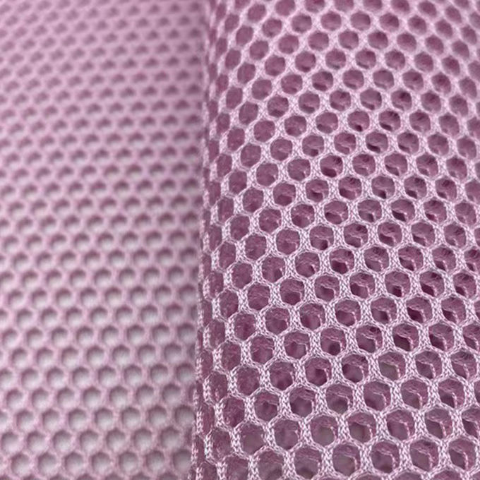 220gm Wodoporny Tkanina z siatki powietrznej Winklowany 100 Polyester Mesh For Beding 7